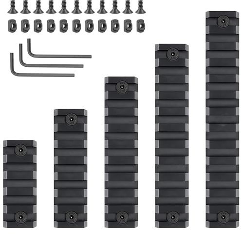 ACEXIER Tactical 5/7/9/11/13 Schlitze 21mm M-lok Picatinny Schiene für Mlok Handschutz AR15 Zielfernrohrmontage Basisschiene Jagdpistolen Zubehör