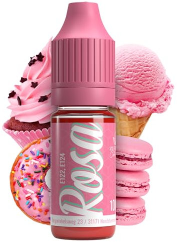 Belissia Lebensmittelfarbe Rosa - 10ml flüssig & hochkonzentriert - Lebensmittelechte Speisefarbe zum Backen, Kochen, Fondant & DIY - vegan, stark färbend, geschmacksneutral