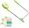 U Shape Telescopic High-Rise Window Cleaning Glass Tool, 2 in 1 Sponge Head and Window Squeegees, Window Cleaning Kit with Extension Pole for High Window,Cars and Bathroom