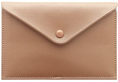 Color Pop Etui enveloppe pour carte grise, papiers d'assurance et d'identité- France - En pvc - 16 x 11 cm (cuivre)