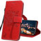 IMIRST Coque pour Xiaomi Redmi Note 8 Rabat Étui, Xiaomi Redmi Note 8 Protection Housse en Cuir PU, Coques Portefeuille pour Xiaomi Redmi Note 8 Smartphone. KT1 Wish Tree Red