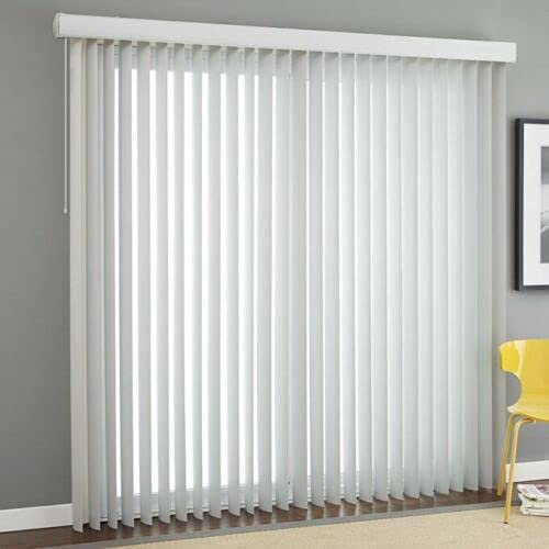 A.W Made to Measure Blackout Vertical Blind- Cairo Fabric- 89mm- Colour Options (Up To 200cm, Up To 240cm)
