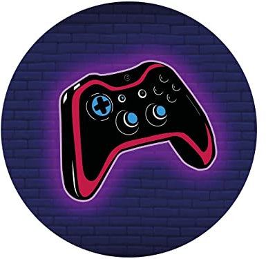 Tortenaufleger Gaming Controller, rund 20cm Fondantpapier PREMIUM