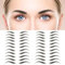 MWOOT 6 Blätter 4D Haarähnliche Augenbrauen Tätowierungen Aufkleber,Wasserdichte Augenbrauen Transfer Aufkleber,Shaping Brow Tattoo Falsche Augenbrauen für Frauen (Schwarz-10)