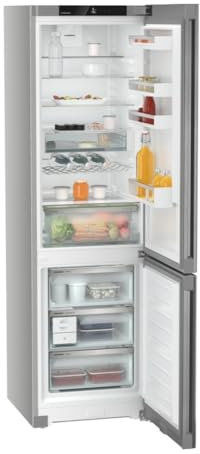 Liebherr CNsfd 5723 Combinado frigorífico-congelador con EasyFresh y NoFrost Medidas exteriores (altura/anchura/profundidad) 201,5/59,7/67,5 cm Volumen total 371 l Clase de eficiencia energética D