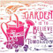 Schablone 20x20cm - Believe in tomorrow. Schablone, Stencil