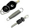 Bass Drum Fußpedal Federspanner Ringe Pedal Bass Drum Set Zubehör Musikalisches Geschenk, Schwarz