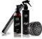 Charlemagne Haarpflege Bundle – Matte Pomade, Koffein Shampoo, Sea Salt Spray, Haarstyling Carbon Kamm - Geschenk Set für Männer - Haarstyling Set - Meersalz Spray für Haare - Seasaltspray