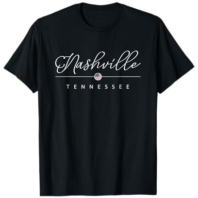 Nashville Tennessee TN a Nashville Maglietta