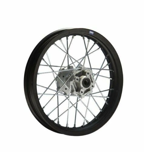 HMParts Alu Felge 16 Zoll hinten Schwarz XB31 Typ 31 Eloxiert Geeignet für Dirt Bike, Pit Bike, XMOTOS, MotoCross