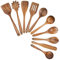 caapmony Ustensiles de cuisine, en teck et spatule en bois pour la cuisine