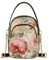 Vintage Orientalische Blumen Damen Crossbody Handtaschen mit Reißverschluss, lässige Leder Handy Geldbörse Crossbody Taschen für Damen, mehrfarbig, Einheitsgröße