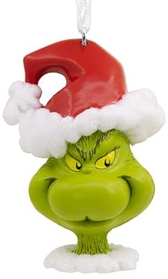 Hallmark Dr. Seuss's How The Grinch Stole Christmas! Grinch in Santa Hat Weihnachtsschmuck