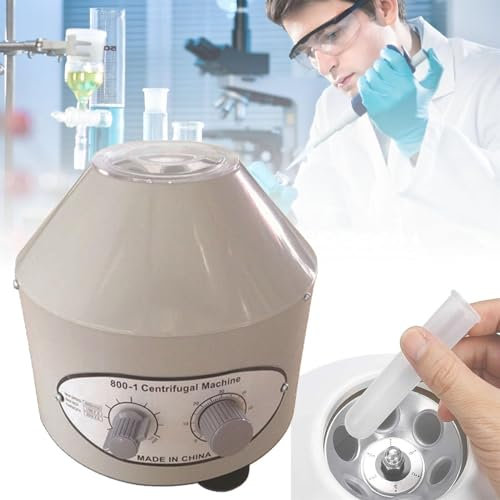 Capacité du tube à centrifuger électrique de laboratoire, minuterie et contrôle de la vitesse - Machine centrifuge de bureau, for la biologie, la chimie médicale