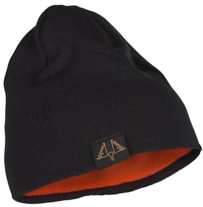 SwedTeam Protect Reversible Beanie – Hi-Vis Hunting Hat Brown