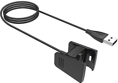 jojofuny Replacement Charger Cable for Compatible Charging Cable for Heart Rate Wristband Black