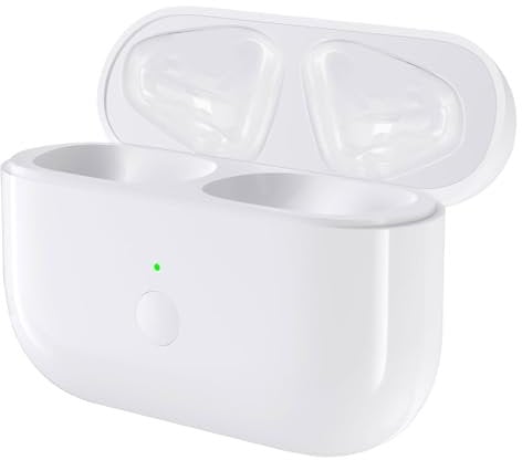 Kabelloses Ladecase Ersatz kompatibel mit Air Pods Pro 1 und Pro 2 - Ersatzgehäuse mit integriertem 680-mAh-Akku und Bluetooth-Pairing-Taste,Replacement Wireless Charging Case Original Ersatz