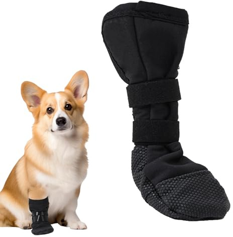 Hundeschuhe Pfotenschutz Outdoor,Hundeschuh,Recovery Hunde Schuhe Hund,Pfotenschutz Hund Verletzung,Hundesocken Outdoor,Haustierwunden Verhindern Lecken,Atmungsaktiv,Weich,Biss(S)