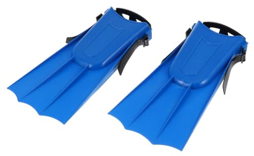 Abaodam Unisex Short Swimming Fins Rubber Flippers for Adults Training Ergonomic Design Swim Gear to Enhance Speed and Reduce Water Resistance Swimming Supplies for Pool and Diving