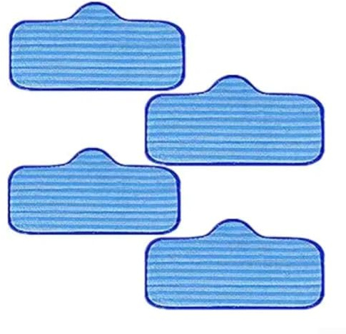 Besttoolifes Lot de 4 serpillères en microfibre pour nettoyeur vapeur Dupray Neat, chiffons de rechange pour nettoyage du sol, compatibles avec le modèle Dupray Neat, bleu