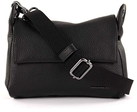 Mandarina Duck Schultertasche Schwarz (Schwarz) Mellow Leather P10fzt93 23 x 18 x 3 (L x H x B)