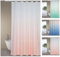MSV Premium Anti-Schimmel Textil Duschvorhang - Anti-Bakteriell, waschbar, 100% wasserdicht, mit 12 Duschvorhangringen - Polyester, „Sugar“ Rosa 180x200cm