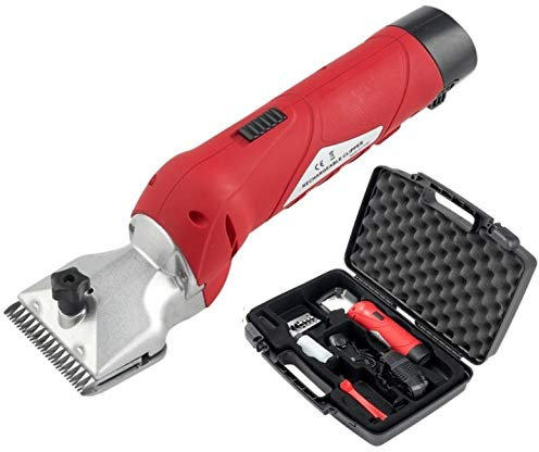 Folk Esquiladora de batería Modelo B6-LA, 12V 250W - Caballos, mulos, Perros Grandes, Gatos (A- Ningún Extra)