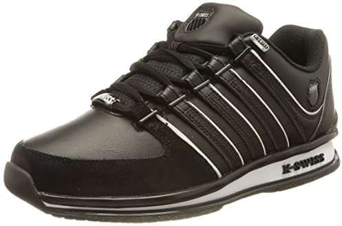 K-Swiss Herren Rinzler Sneaker, Black/White, 39.5 EU