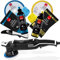 detailmate professionelles Poliermaschinen Set: LHR 15 Mark 3 + Polituren D-A Coarse & Fine + Polierpads D-A Hart & Fein + 2x Poliertuch Blau/Gelb + Claw Pad Tool - optimale Autopolitur