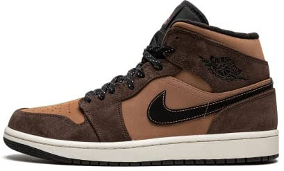 JORDAN JORDAN unisex high sneakers DC7294 200 AIR JORDAN 1 MID SE size 42 Brown