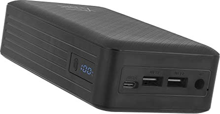 XTPower XT-27000DC Powerbank – Modern External Battery with DC 5 V to 24 V + USB-C PD + 2 x USB QC3 with 26800 mAh – for Laptop, Tablet, iPhone, Smartphone, Speaker Radio Camera