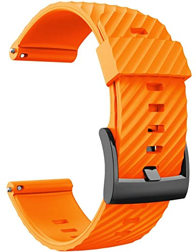 DAVNO Cinturino di ricambio per cinturino in silicone da 24 mm per bracciale Suunto 7 D5 Suunto 9 Spartan Sport da polso HR Baro Smart Watch Wristband, For suunto 9 baro, agata