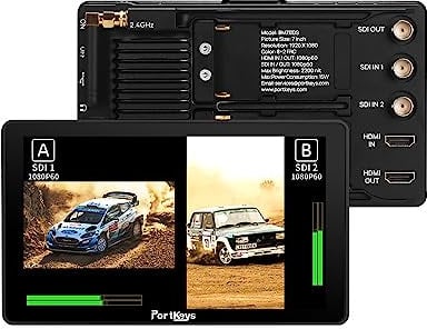 PortKeys BM7II DS Monitor Wireless Camera Control Monitor 7 2.4G 3D LUT HDM SDI 2200nit Wide Color Gamut 1920×1080 Für Sony/Canon/Red/Panasonic/TILTA/Z CAM/Rec Key.