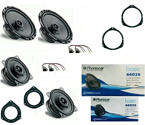 ipN PHONOCAR Kit 4 casse FIAT GRANDE PUNTO E PUNTO EVO 199-3 E 5 PORTE CONN/SUPP