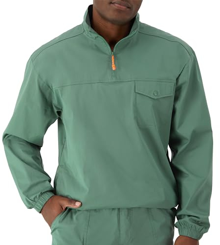 Champion Herren, Viertelreißverschluss, Bequeme Herrenjacke, lässiger Popover Kapuzenpullover, Nurture Green, X-Large