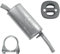 Polmo Schalldämpferset Auspuff Endtopf für Opel Corsa 1 I A 1990-02/1993 1.0 1.2 1.4 Schrägheck