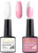French Manicure Gel Polish - White & Pink Nail Varnish - Gel Nail Polish Set for French Manicure Set Soak Off UV/LED, French Manicure Gift Set for Women Girl