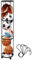 homdat 3-Lagiges Vertikales Ballständer, Wandmontierter Ballaufbewahrungskäfig-Ballhalter, Rollender Garagen Sport Ball Aufbewahrung Holder, Ballaufbewahrungsregal für Basketball, Fußball, Volleyball