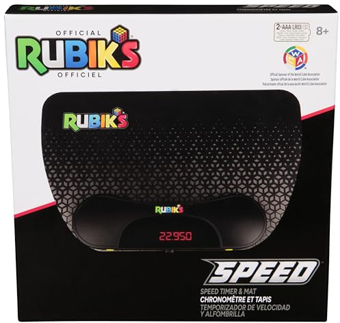 Rubik's Puzzle Brain Teaser Game Rubiks Speed Timer and Mat