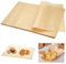 Papier Sulfurisé, 200 Feuilles de Papier Cuisson, 20X30cm Feuilles de Papier Sulfurisé, Papier Sulfurisé non Blanchi, Prédécoupé Antiadhésif Baking Paper, pour la Cuisson, la Cuisine, la Rôtisserie