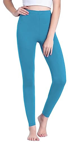 Sport-Leggings für Damen, nahtlos, hohe Taille, Scrunch-Bum-Leggings, dehnbar, weich, Yogahose, Fitnesshose, leger, Bauchkontrolle, Shapewear für Sport, Workout, Laufen, himmelblau, XL