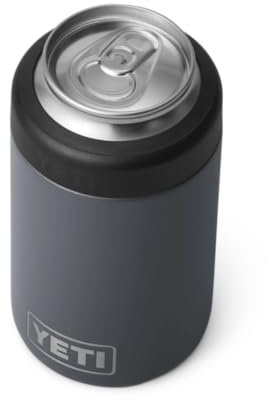 YETI Rambler Colster, Stainless Steel Can Insulator, Charcoal, 330 ml