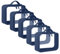 ANRUI Lot de 5 Trousse de Toilette Transparente, Sac de Cosmétiques Trousse Transparente Voyage pour Femme Homme, TSA Sac de Toilette Avion pour Le Transport de Liquides, Marine