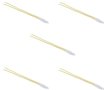 gloca Set 5 Lampade Led 0.5W 220V Compatibili Con Serie Matix E Living (Giallo)