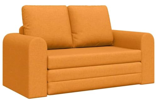 vidaXL Schlafsofa Dunkelgelb 148 x 71 x 83 cm Stoff