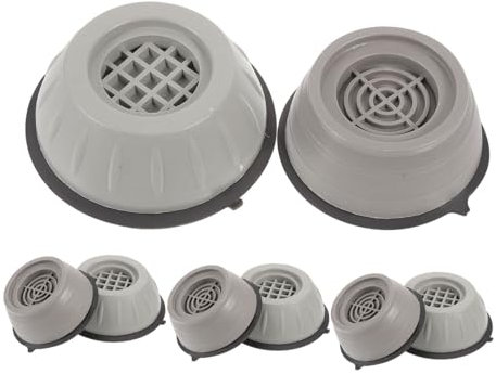 DECORNIJIA 8PCS Slip Shock Absorbing Pads for Fridge Washing Machine Heightening Cushion for Improved Vibration Control and Moisture Prevention for Home Appliances and Furniture