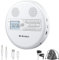Huudngeje Discman Multifunzionale con Lettore CD Bluetooth, Cuffie FM, Macchina per L'Apprendimento del Ripetitore, Altoparlante Stereo USB