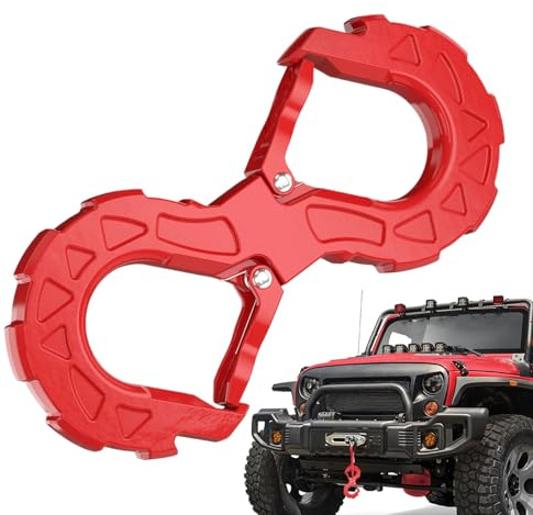 Manille de remorquage - 9,5 mm - En forme de S - Pour camion, treuil - Capacité : 15 tonnes - Outil de récupération pour bateau, SUV, remorque, véhicules, camions
