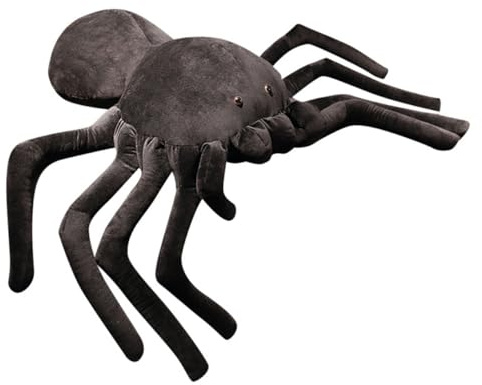 JOINPAYA Realistisches Riesenspinne Kuscheltier Plüsch Großes Weiches Spinnenstofftier Geschenk Für Mädchen Jungen Kuscheltier Schlafbegleiter