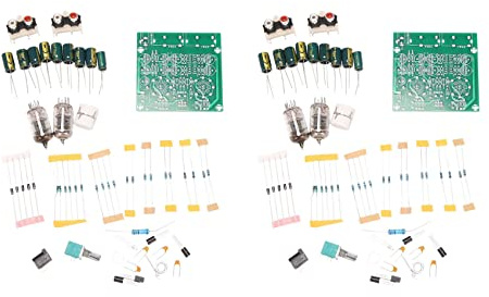 Youbones 2X RöHren VerstäRker Audio Platte VerstäRker VorverstäRker Audiomischer 6J1 VorverstäRker Bile Puffer DIY Kits